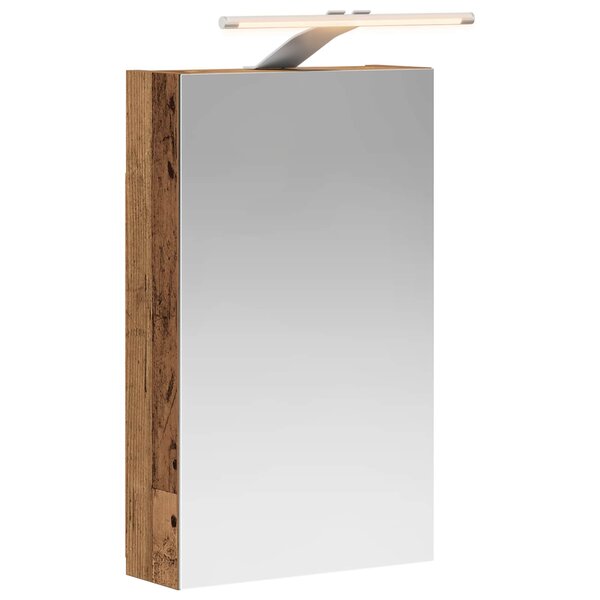 vidaXL Armoire Miroir de Salle de Bain Bois ancien 30 x 10 5 x 50 cm