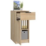 vidaXL Armoire de bureau Chêne sonoma 33 5x50x75 cm Bois d'ingénierie
