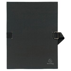 Chemise Dos Extensible Papier - 24x32cm - Noir - X 10 - Exacompta