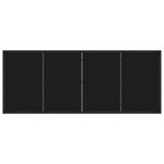 vidaXL Set de jardin 7 pièces marron rattan poly