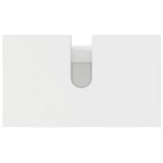 vidaXL Unité de vanité de salle de bain Blanc brillant 60 x 35 x 60 cm