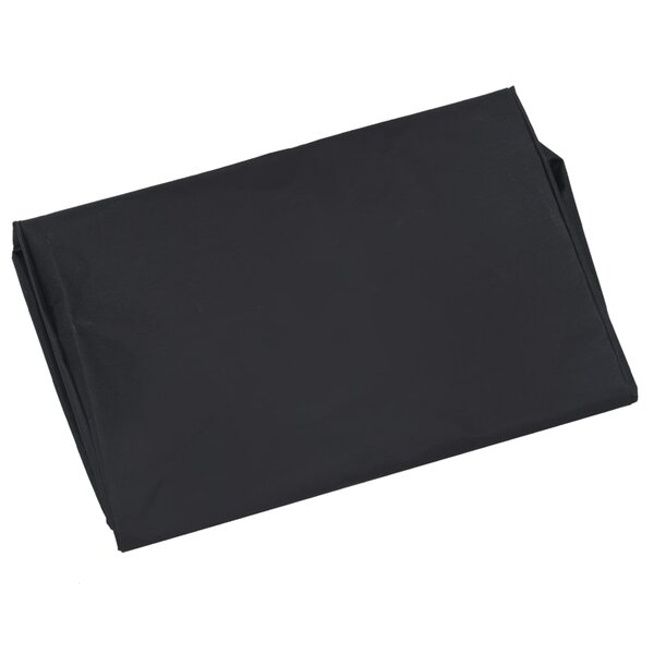 vidaXL Bâche de chariot de jardin Noir 81x41x21 cm Tissu
