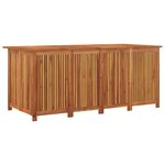 vidaXL Boîte de rangement de jardin 175x80x75 cm bois massif d'acacia
