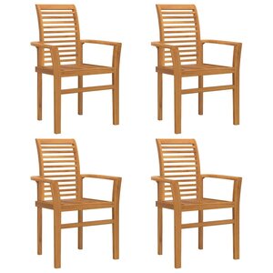 vidaXL Chaise de jardin empilable Marron 62 5 x 54 5 x 95 5 cm