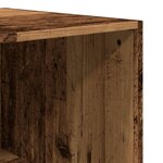 vidaXL Garde-robe vieux bois 100x50x200 cm bois d'ingénierie