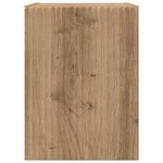 vidaXL Meuble TV mural Chêne artisan 30 x 31 x 40 cm Bois d'ingénierie