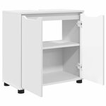 vidaXL Armoire de lavabo de salle de bain Blanc 60 x 30 x 60 cm