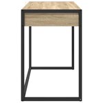 vidaXL Bureau avec stockage Sonoma 100 x 50 x 75 cm Bois d'ingénierie