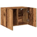 vidaXL Meuble TV mural vieux bois 60x30x41 cm