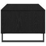 vidaXL Table basse Chêne noir 90 x 50 x 36.5 cm Bois d'ingénierie
