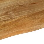 vidaXL Dessus de table à bord vivant 90x80x2 5 cm bois massif manguier