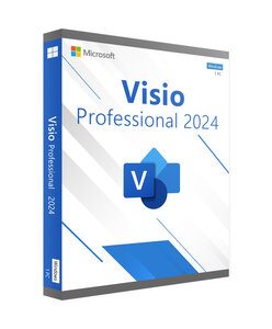 Microsoft Visio 2024 Professionnel (bind) - Licence à télécharger