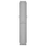 vidaXL Auvent latéral rétractable de patio 140x1200 cm Noir