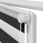 Store enrouleur tamisant 120 x 230 cm noir