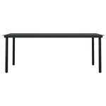 vidaXL Ensemble à manger de jardin 9 Pièces Noir