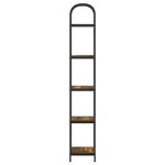 vidaXL Étagère Chêne fumé 40 x 30 x 183 cm Bois d'ingénierie