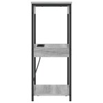 vidaXL Cabinet de chevet Gris Sonoma 41 x 31 x 76 cm Bois d'ingénierie
