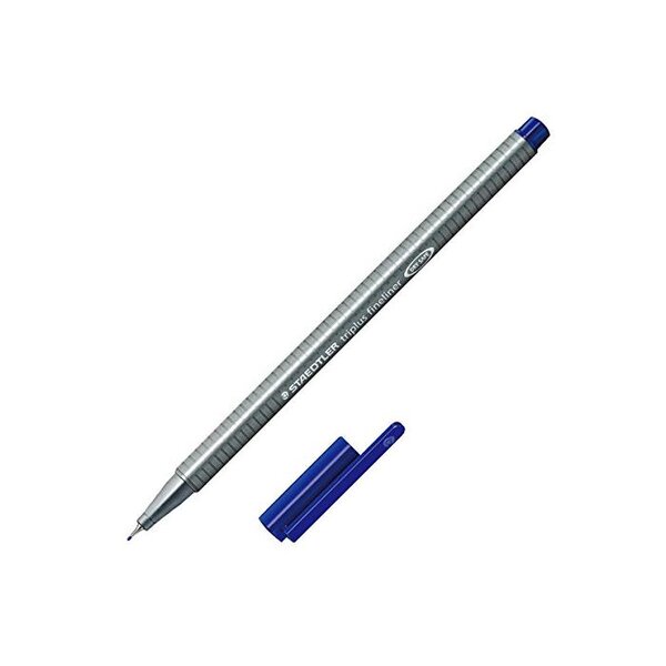 Feutre Fineliner Triplus Tracé 0 3 mm Bleu STAEDTLER