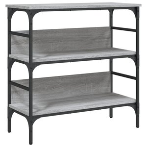 vidaXL Table console sonoma gris 75x32x75 cm bois d'ingénierie