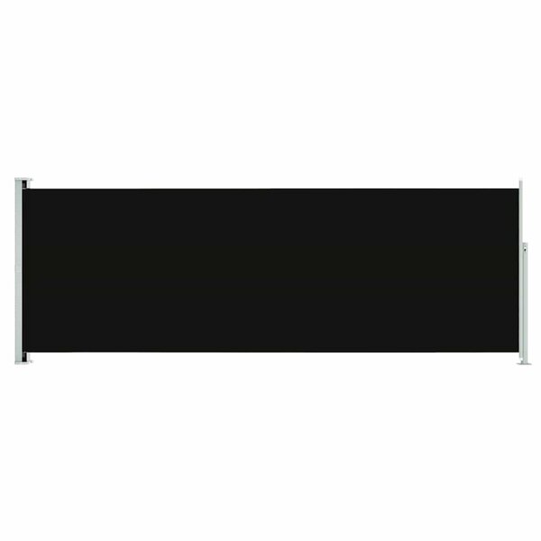 vidaXL Auvent latéral rétractable de patio 220x600 cm Noir