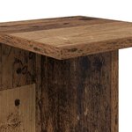 vidaXL Support de Plante Bois ancien 25 x 25 5 x 80 5 cm