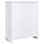 vidaXL Armoire à tiroirs Blanc 60x30x75 cm Bois