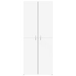 vidaXL Armoire de classement blanc 60x32x153 cm bois d'ingénierie