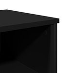 vidaXL Table console noir 100x35x74 5 cm bois d'ingénierie