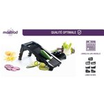 MASTRAD Mandoline multi-lames F21000 - 5 lames - Noir