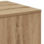 vidaXL Tables d'appoint 3 Pièces vieux bois bois d'ingénierie