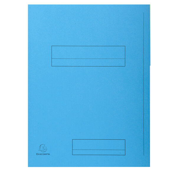 Paquet de 50 chemises imprimées 2 rabats SUPER 210 - 24x32cm Couleurs assorties EXACOMPTA