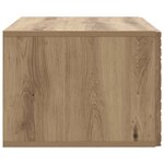 vidaXL Meuble TV mural 98 x 31 cm Chêne artisanal Bois d'ingénierie