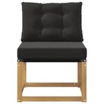 vidaXL Sofa de milieu extérieur