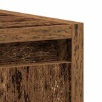 vidaXL Armoire lavabo de salle de bain vieux bois 60x33x60 cm