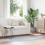 vidaXL Tapis Gris 100 x 200 cm Polyester