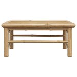 vidaXL Table de jardin 65x65x30 cm Bambou