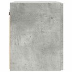 vidaXL Meuble TV mural Béton 30 x 31 x 40 cm Bois d'ingénierie