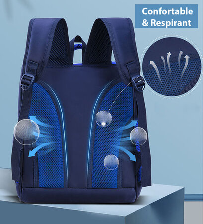 Sac a dos cartable enfants scolaire maternelle et primaire leger solide et confortable. Happy rose La Poste