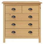 vidaXL Buffet Hill 79x40x80 cm Bois de pin solide