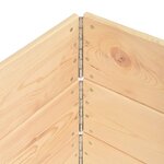 vidaXL Jardinières surélevées 3 Pièces 60x80 cm Bois de pin solide