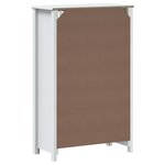 vidaXL Armoire de salle de bain BERG blanc 69 5x34x110 cm pin massif