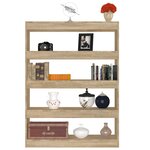 vidaXL Bibliothèque/Séparateur de pièce chêne sonoma 100x30x135 cm