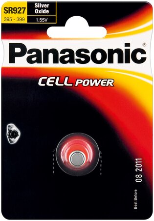 Pile Bouton Cell Power SR57 (SR927 EL) 1,55V PANASONIC