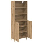 vidaXL Haut Armoire Chêne artisanal 69 5 x 32 5 x 180 cm