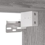 vidaXL Ensemble de meubles TV 4 Pièces Sonoma gris Bois d'ingénierie