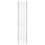 vidaXL Lits surélevés en gabion 3 Pièces 30x30x150 cm Fer