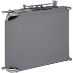 Tectake Lot de 2 transats CHLOE - gris