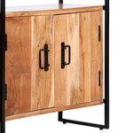 vidaXL Bibliothèque à 4 niveaux 80x30x180 cm Bois d'acacia massif