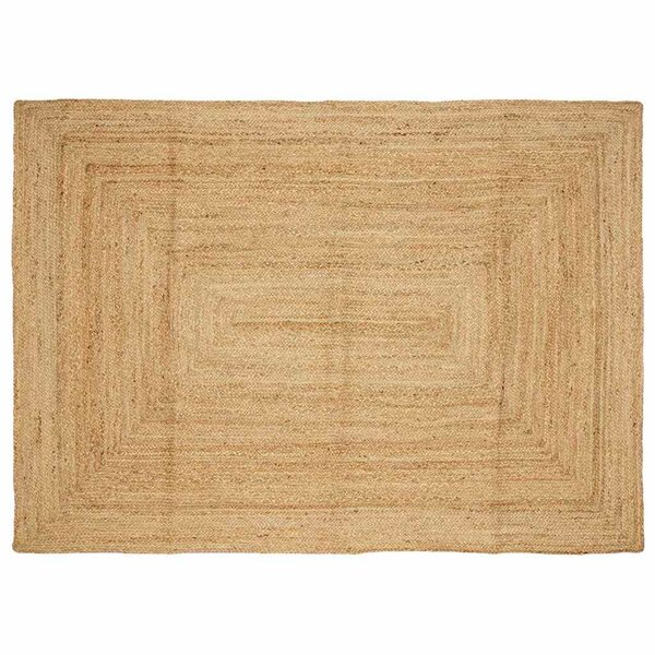 vidaXL Tapis de zone Beige 200 x 290 cm Jute