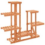 vidaXL Support à fleurs 95x25x96 cm bois massif de sapin